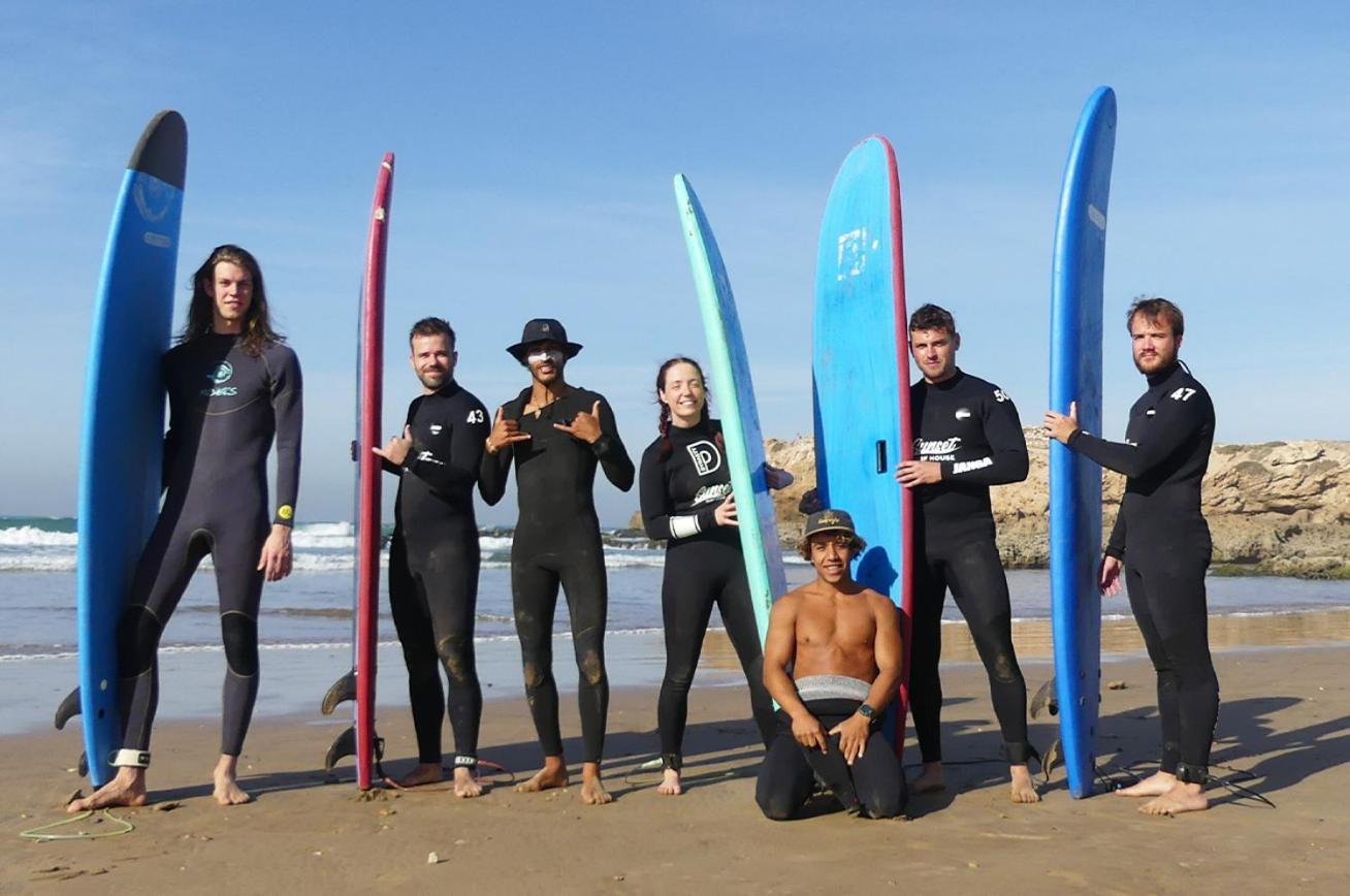 Albergue Sunset Surfhouse Morocco Tamraght Exterior foto
